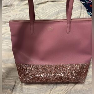 Pink and sparkly Kate spade purse